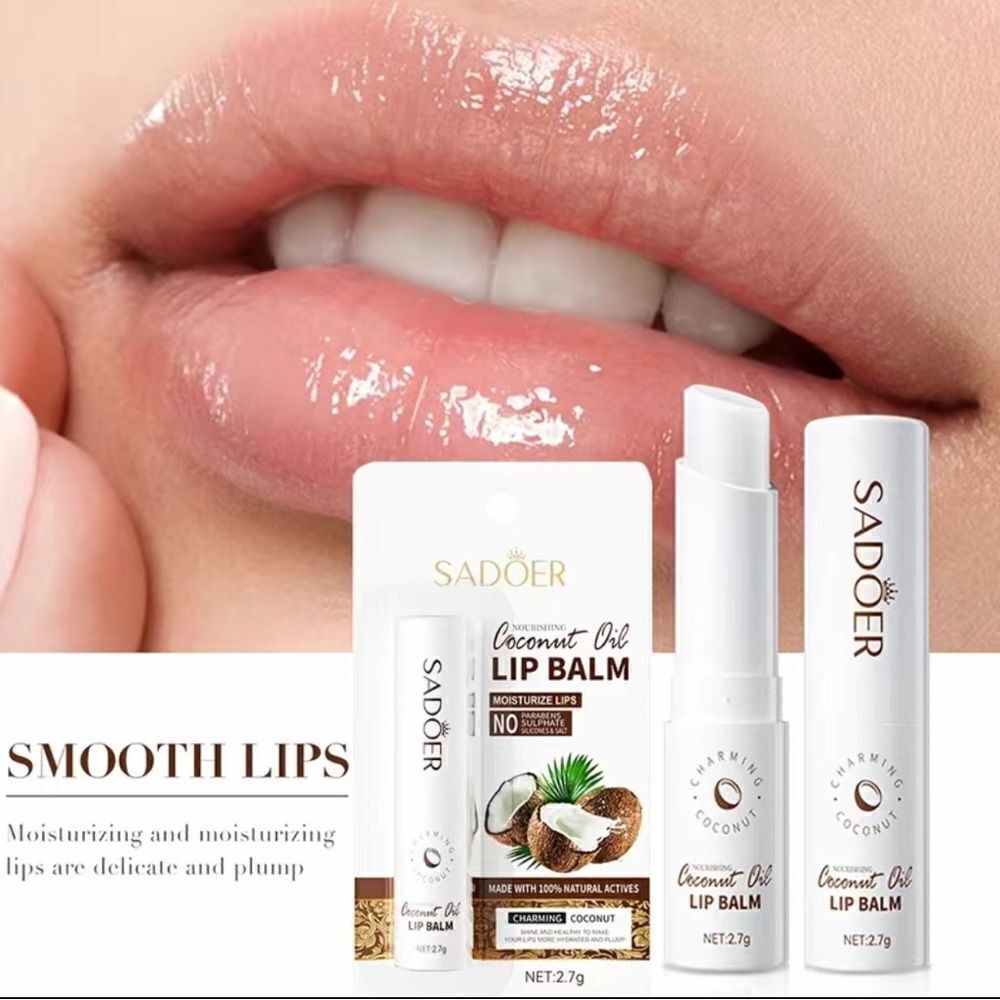 NEW … SADOER “Coconut Oil” Lip Balm